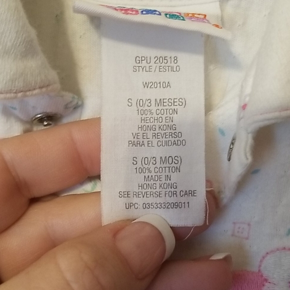 Small Steps "Precious Posies" Footies - Picture 4 of 5